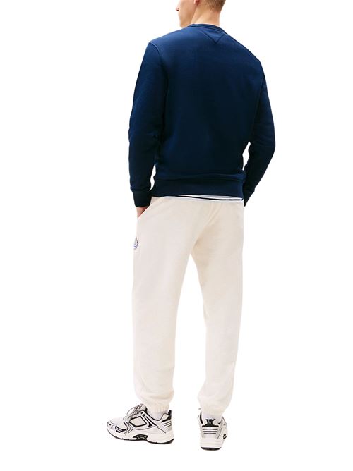 Felpa blu in spugna di cotone Tommy Jeans | DM0DM20660C1G